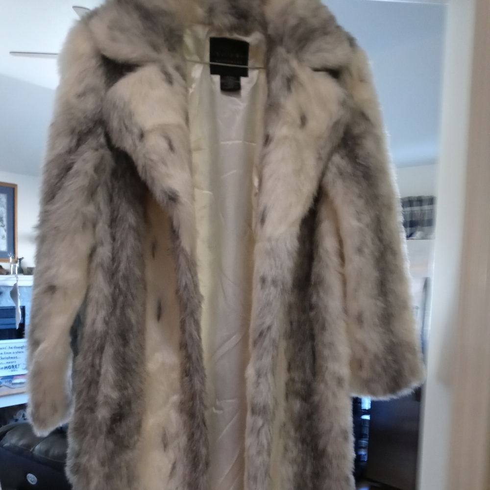 Tally Ho fux fur long coat